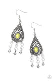 Sahara Song - Green Earrings ~ Paparazzi Summer Packs