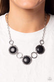 Saharan Scope - Black Necklace ❤️ Paparazzi