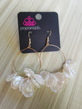 Sailboats And Seashells - Gold Earrings ~ Paparazzi Fashion Fix