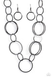 Shimmering Symphony - Black Necklace ❤️ Paparazzi