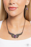 Smoldering Shimmer - Multi Necklace ❤️ Paparazzi