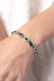 Some Serious Sparkle - Green Bracelet ❤️ Paparazzi