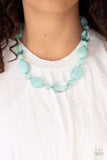 Staycation Stunner - Blue Necklace ❤️ Paparazzi