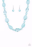 Staycation Stunner - Blue Necklace ❤️ Paparazzi