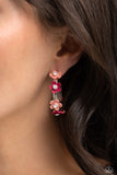 Strictly Springtime - Orange Earrings ❤️ Paparazzi