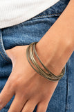 Suddenly Synced - Brass Bracelets ~ Paparazzi Fashion Fix