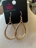 Take A Dip - Gold Earrings ~ Paparazzi Fashion Fix