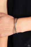 Teasing Twist - Silver Bracelet ❤️ Paparazzi