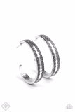 Textured Treasure - Silver Earrings ❤️ Paparazzi