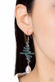 Timeless Tapestry - Blue Earrings ❤️ Paparazzi