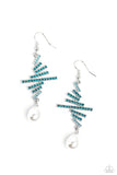 Timeless Tapestry - Blue Earrings ❤️ Paparazzi
