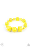 Trendsetting Tourist - Yellow Bracelet ❤️ Paparazzi