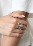 Tropical Dream - Pink Ring ❤️ Paparazzi