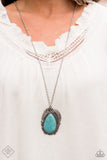 Tropical Mirage - Blue Necklace ❤️ Paparazzi