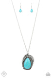 Tropical Mirage - Blue Necklace ❤️ Paparazzi
