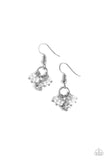 Twinkling Trinkets - White Earrings ❤️ Paparazzi