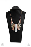 Untamed - Copper Necklace ~ Paparazzi Blockbusters
