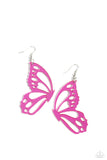 WING of the World - Pink Earrings ❤️ Paparazzi