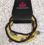 Woodnt Count It - Yellow Bracelet Fashion Fix
