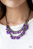 Watch Me Now - Purple Necklace ~ Paparazzi