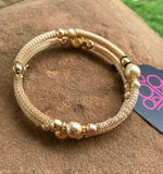 West End Wraparound None - Gold Bracelet ❤️ Paparazzi