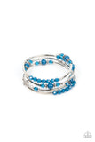 Whimsically Whirly - Blue Bracelet ❤️ Paparazzi