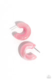 Acrylic Acclaim - Pink Earrings ❤️ Paparazzi