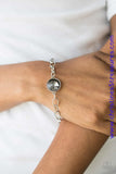 She Sparkles On/all Aglitter - Silver Necklace/bracelet Set Paparazzi Sets