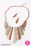 Untamed - Copper Necklace ~ Paparazzi Blockbusters