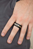 Battle Tank Gold Ring ~ Paparazzi Rings