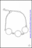Dress The Part - White Bracelet ~ Paparazzi