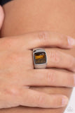 Earthy Envy - Brown Ring ❤️ Paparazzi