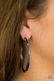 Fabulously Focused - Black Earrings ~ Paparazzi