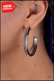 Flash Freeze - Black Earrings ❤️ Paparazzi