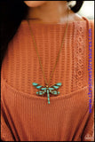 FLYING Low - Brass Necklace ❤️ Paparazzi