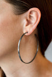 Full On Radical - Black Earrings Paparazzi Fashion Fix