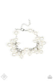 Girls In Pearls - White Bracelet ~ Paparazzi