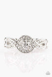 Glam Of Thrones - White Ring ~ Paparazzi Rings