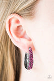 Glitter Jam - Pink Earrings ~ Paparazzi
