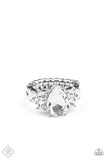 Happily Ever Eloquent - White Ring ~ Paparazzi Fashion Fix