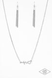 Heartbeat Street - White Necklace ~ Paparazzi