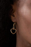 Hearty Hearts - Gold Necklace ~ Paparazzi