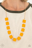 Hello Material Girl - Orange Necklace ~ Paparazzi Fashion Fix