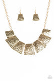 Here Comes The Huntress - Gold Necklace