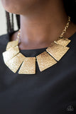 Here Comes The Huntress - Gold Necklace