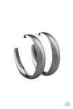 Hoops! I Did It Again - Black Earrings ~ Paparazzi