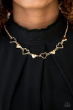 Hustle And Heart - Gold Necklace ~ Paparazzi