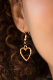 Hustle And Heart - Gold Necklace ~ Paparazzi