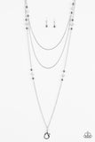 Be In The Glow - White Lanyard ~ Paparazzi Necklace