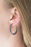 Born To Beam - Black Earrings ~ Paparazzi